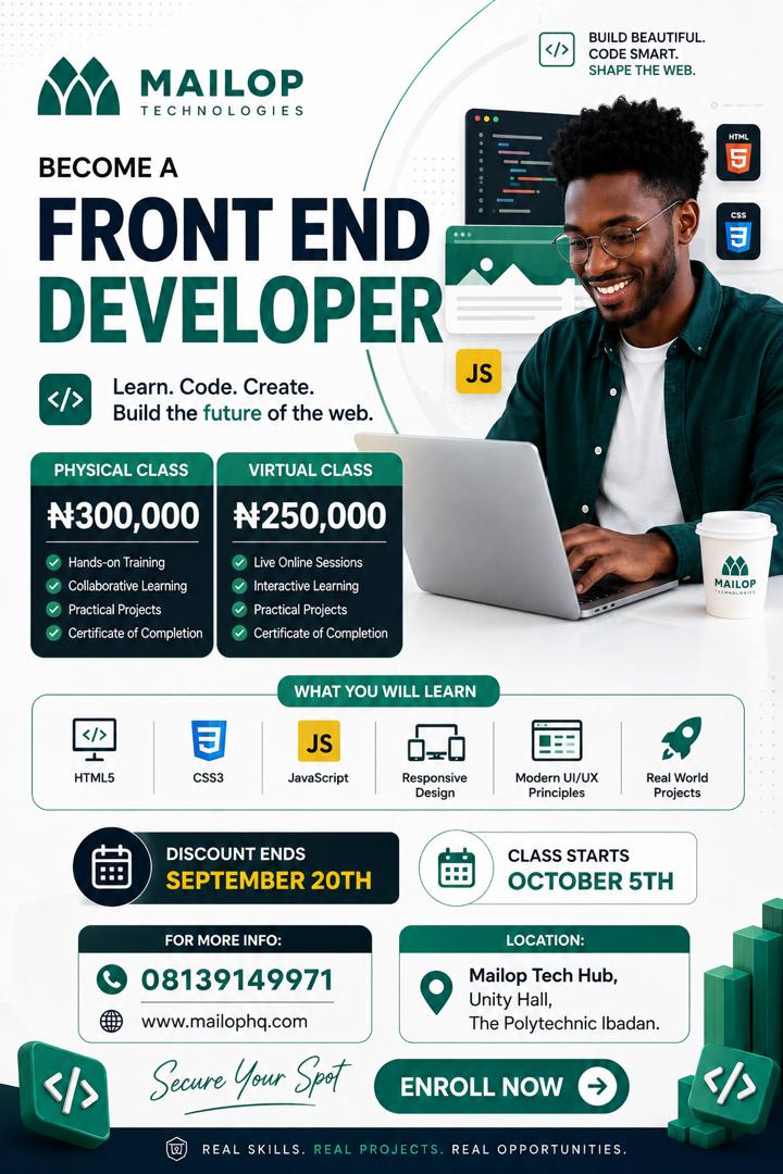Become a Front-End Developer – Master the Skills to Build the Web